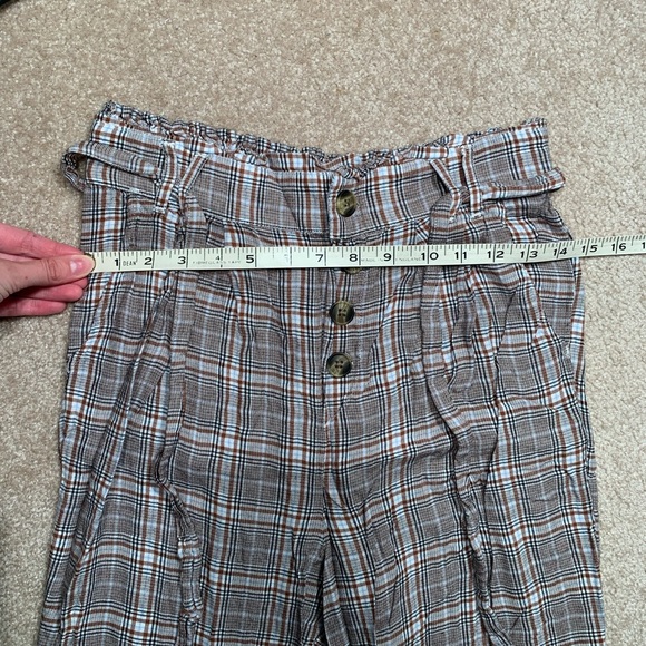 American Eagle Plaid Flowy Pants - Picture 10 of 12